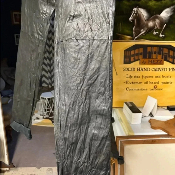 Vintage Men’s Size  28 Anthony Michael Genuine Leather Pants - Picture 12 of 14